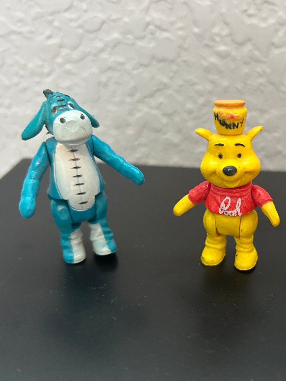 (3) Vintage Posable Pooh & Friends Figures Toys